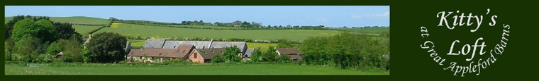 Isle of Wight self catering accommodation: Kitty's Loft, Great Appleford Barns, Isle of Wight